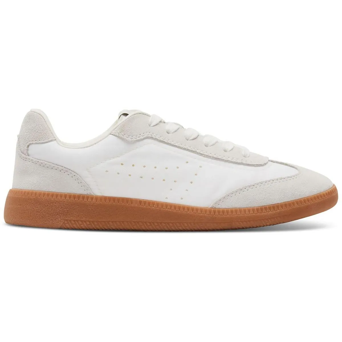 Womens Leather Lace Up Casual And Fashion Sneakers