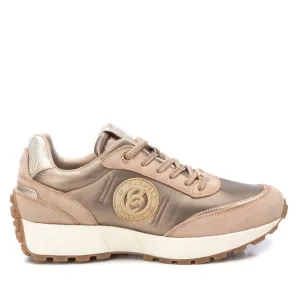 Women's Leather Trainer Sneakers In Beige