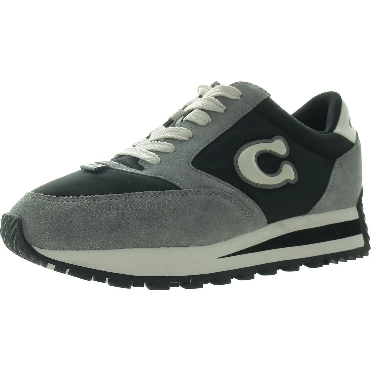 Womens Logo Man Made Casual And Fashion Sneakers