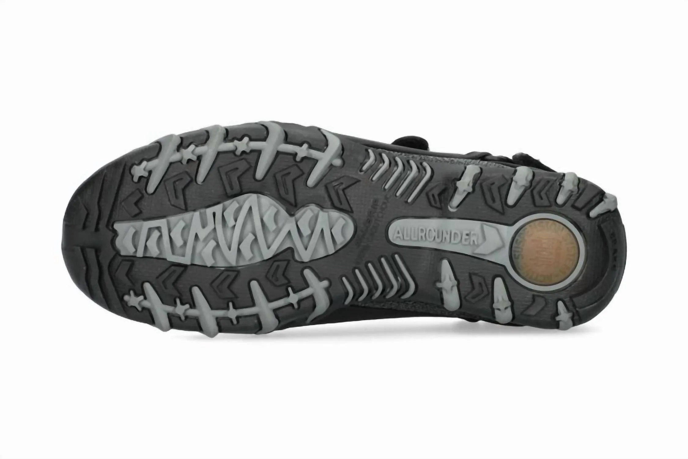 Women's Niro Rugged Mary Jane Shoes In Black Textile