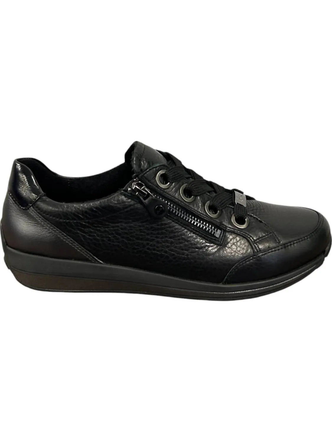 Women's Ollie & Anthracite Sneaker In Black