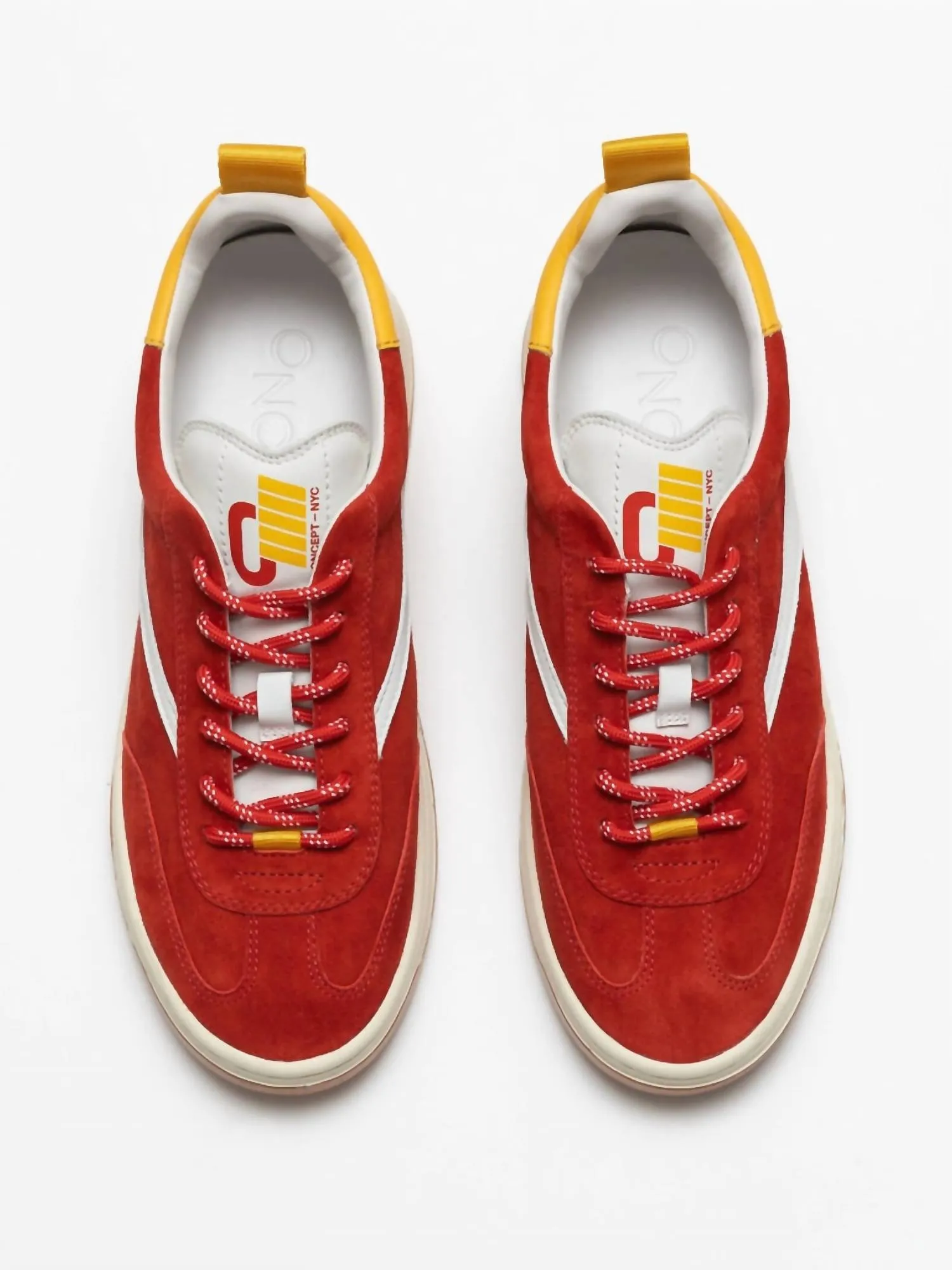 Women's Panama Sneaker In Retro Red