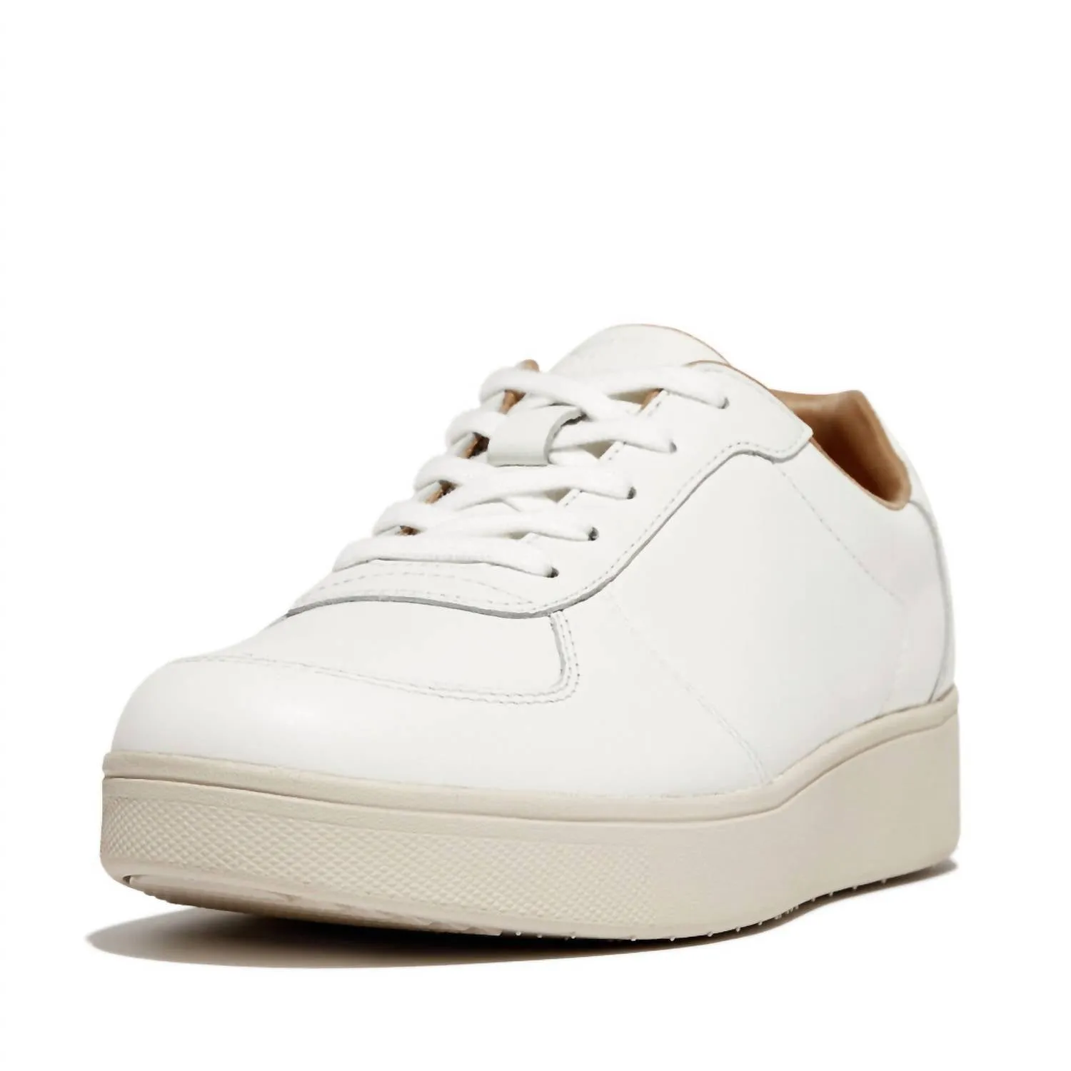 Women's Rally Leather Panel Sneaker In Urban White