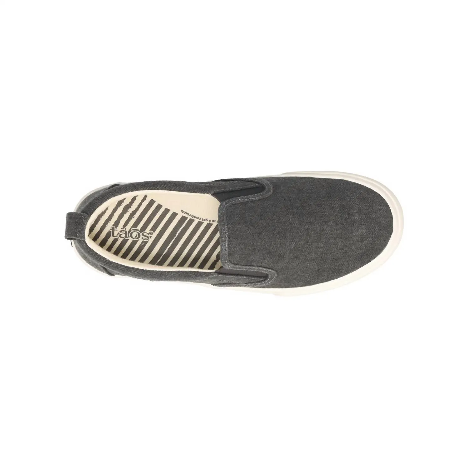 Women's Rubber Soul Canvas Sneakers In Charcoal Washed Canvas