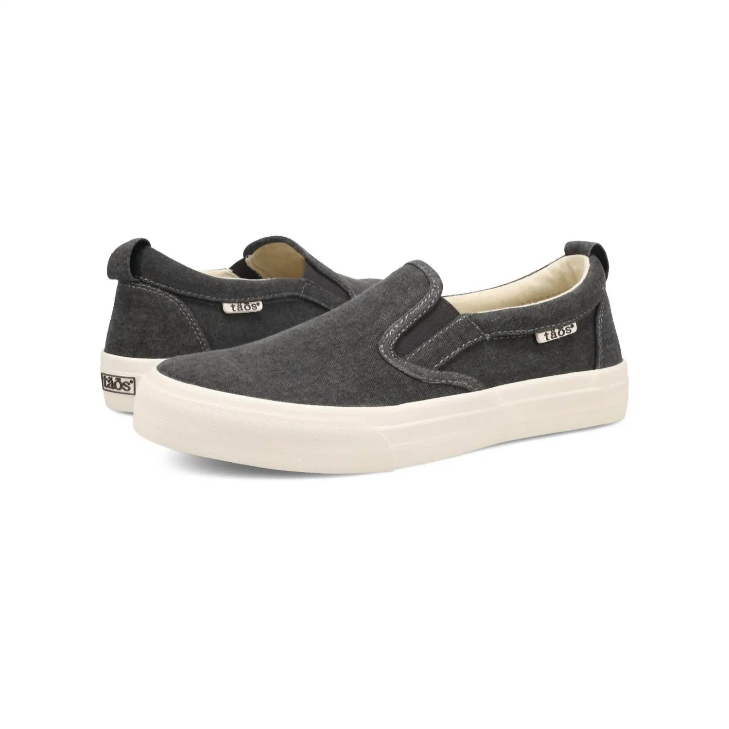 Women's Rubber Soul Canvas Sneakers In Charcoal Washed Canvas