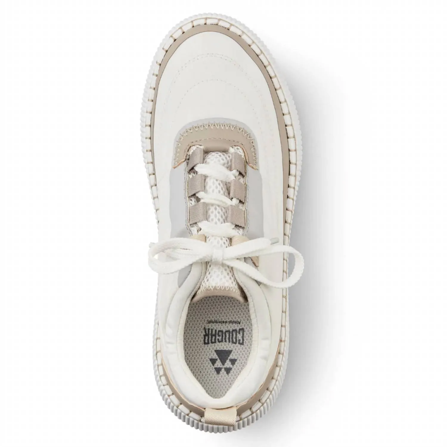 Women's Sayah Sneaker In White Taupe