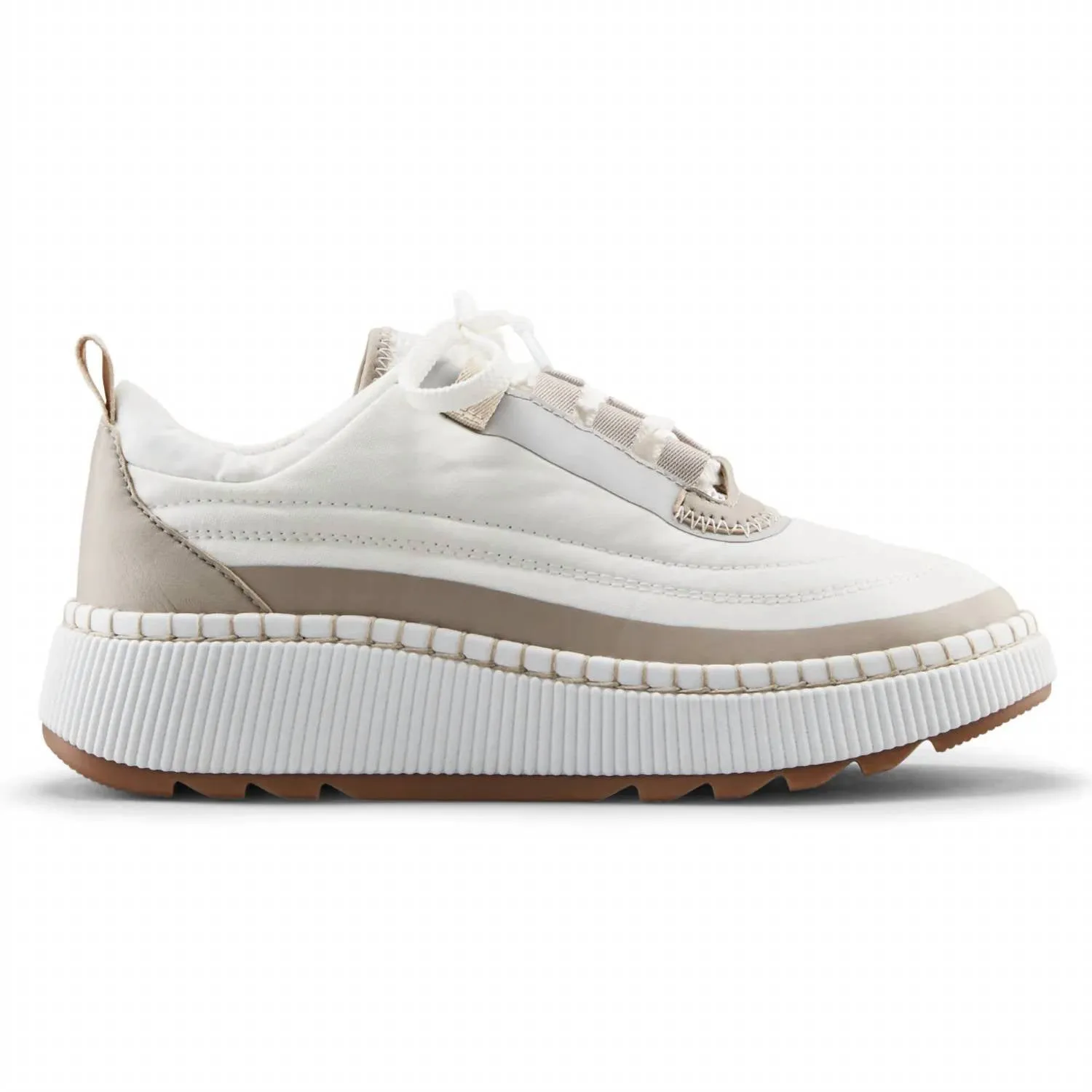 Women's Sayah Sneaker In White Taupe