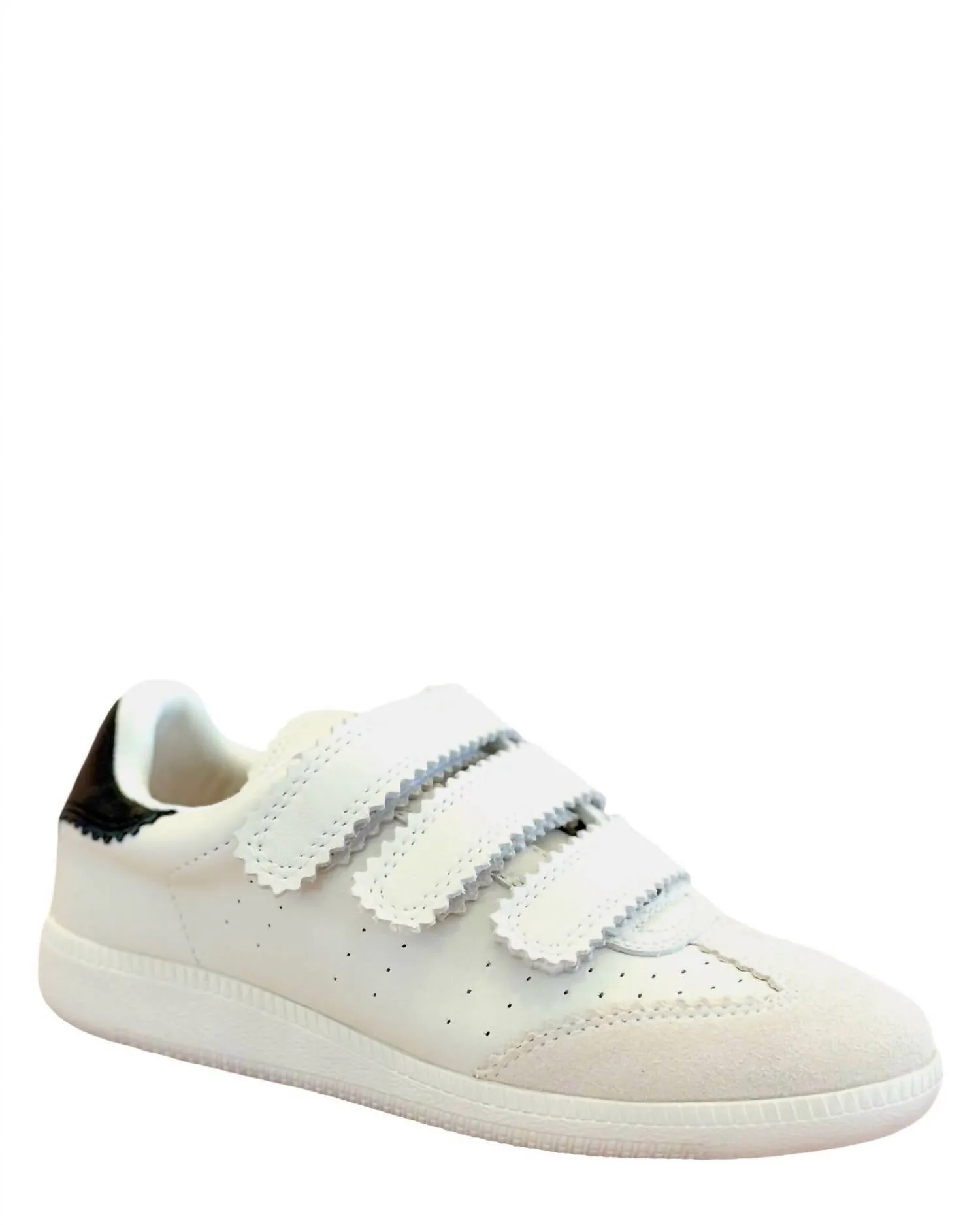Women's Seena Sneaker In White/black