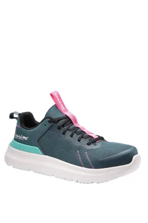 Women's Setra Composite Toe Work Sneaker - Medium In Green White