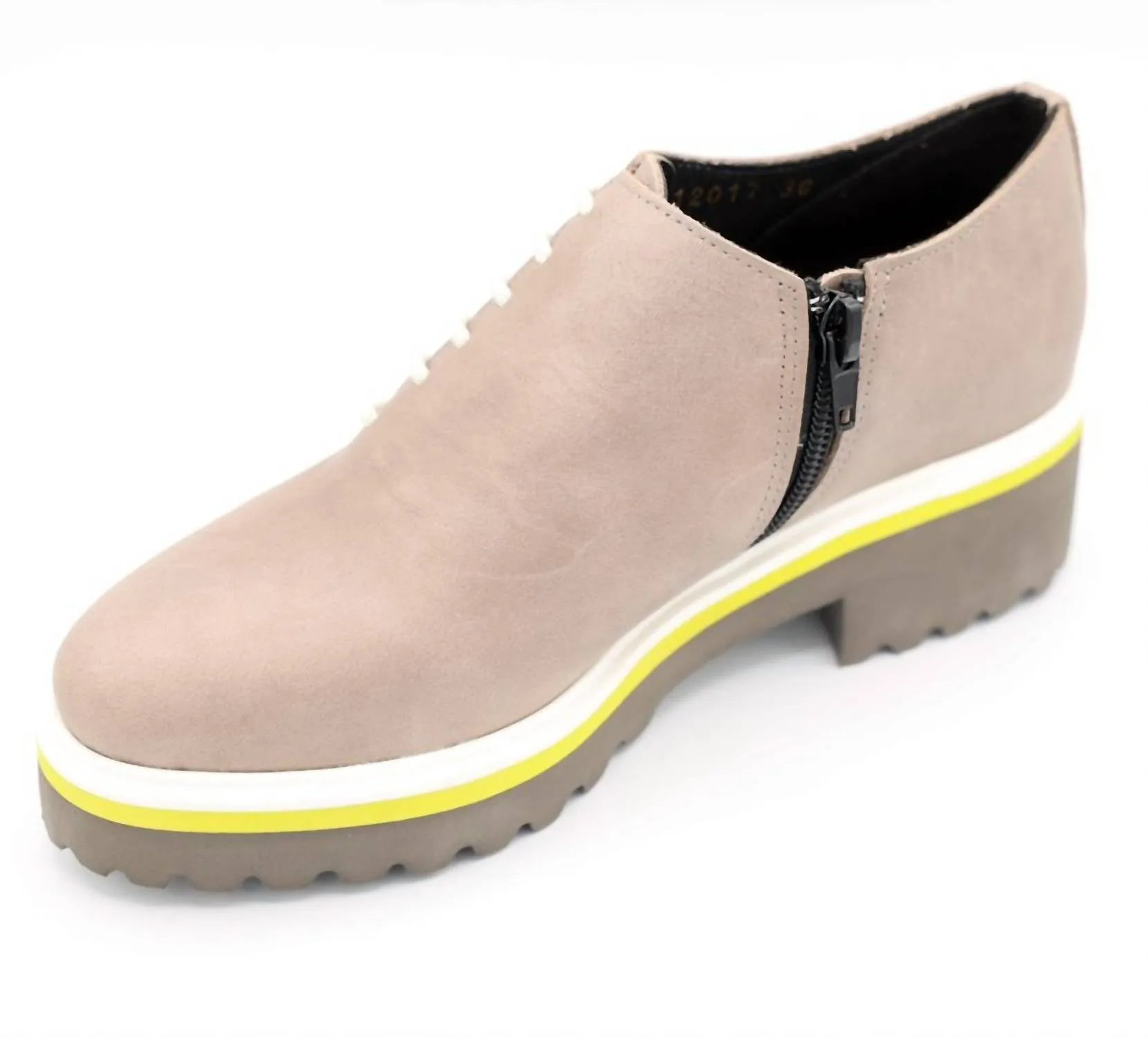 Women's Side Cord Shoes In Grey