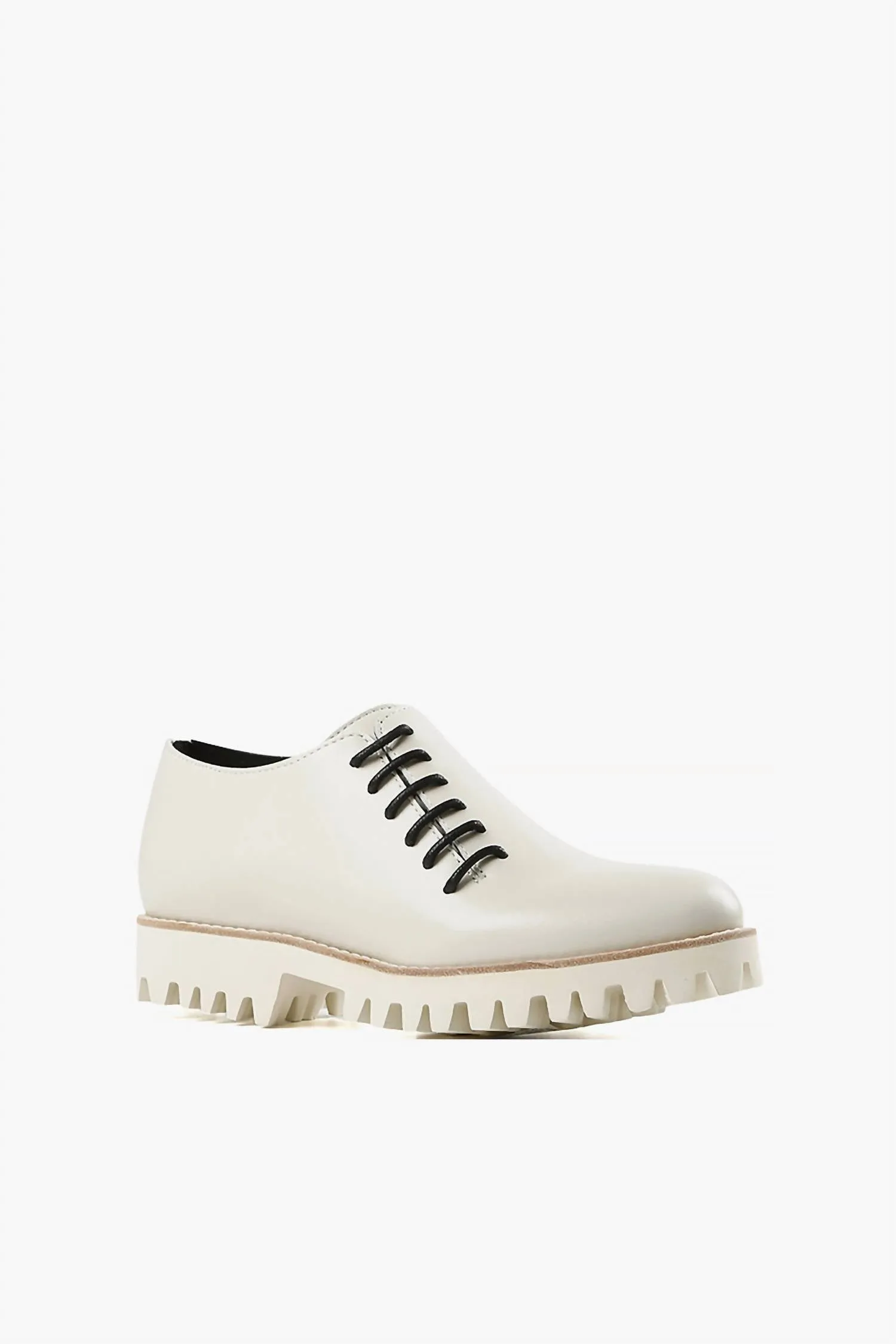 Women's Side Cord Sneaker In Ivory