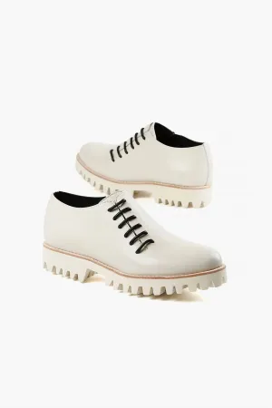 Women's Side Cord Sneaker In Ivory