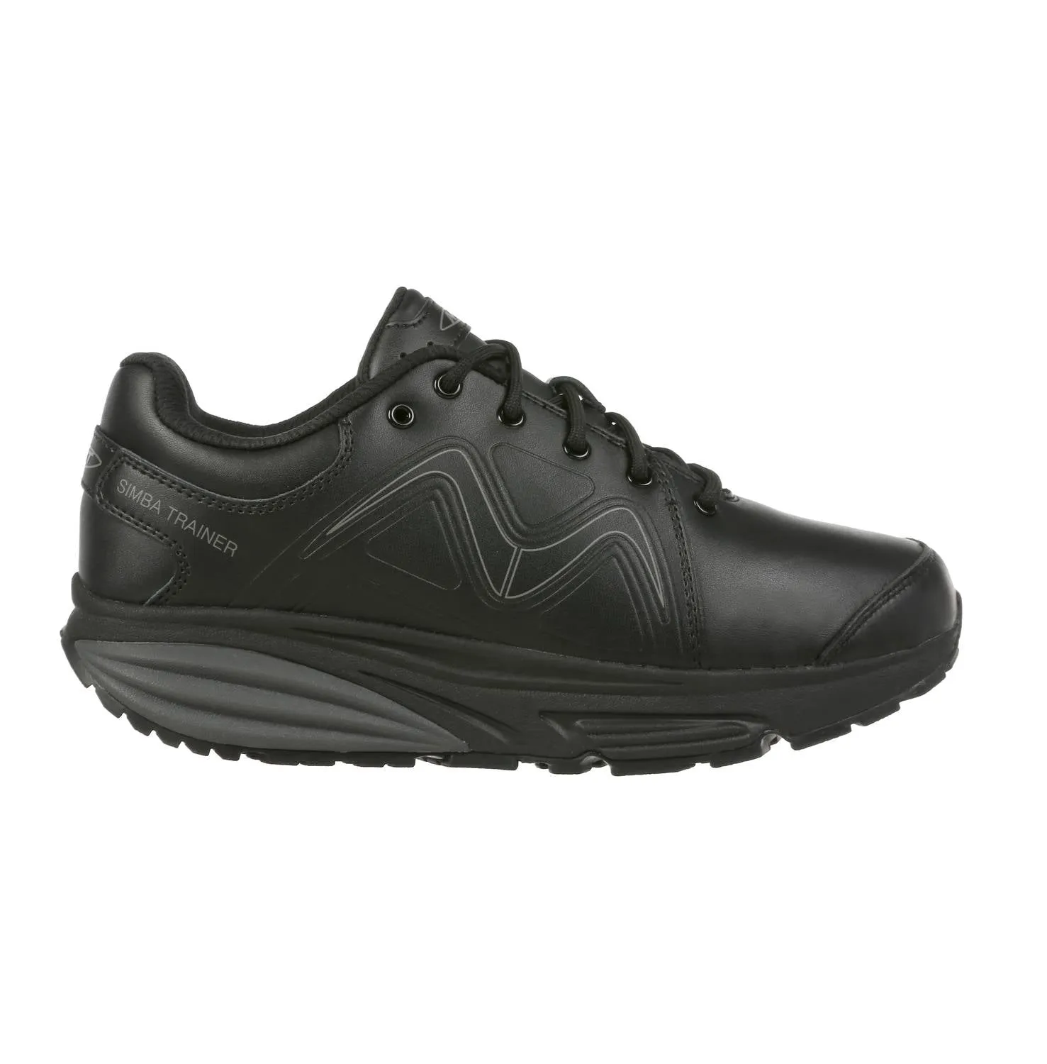 Women's Simba Trainer Fitness Walking Sneakers In Black/black