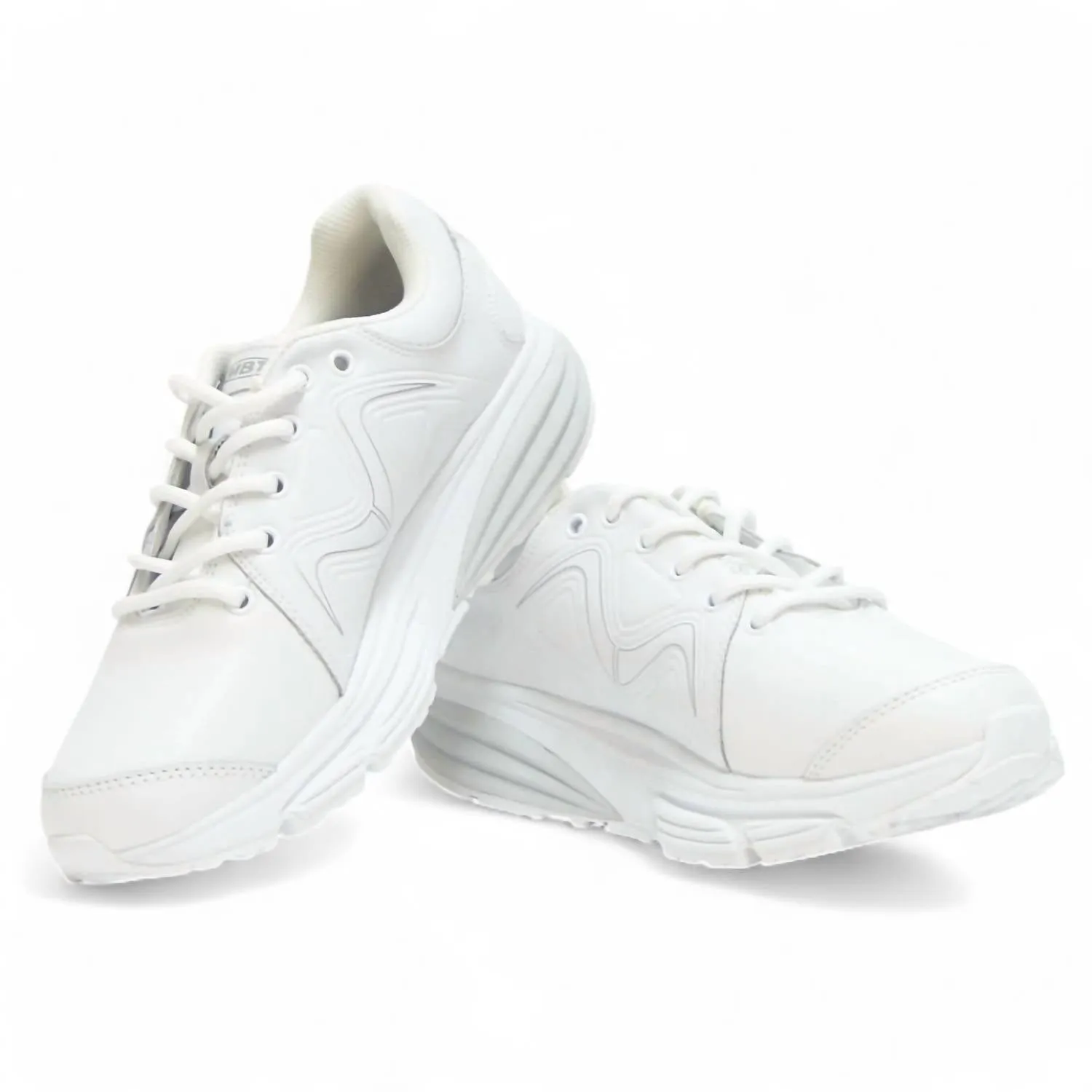 Women's Simba Trainer Walking Sneakers In White/silver