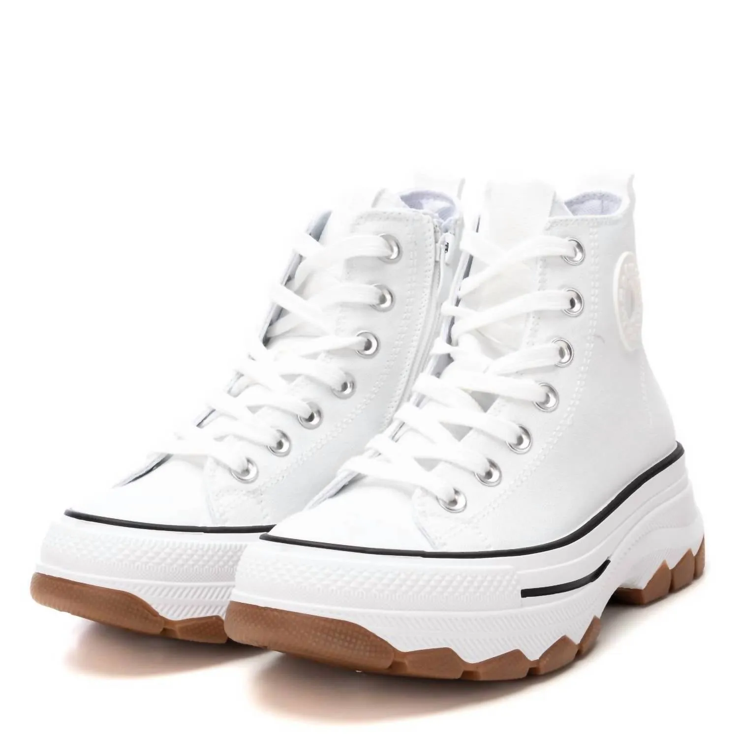 Women's Sneaker Booties In White
