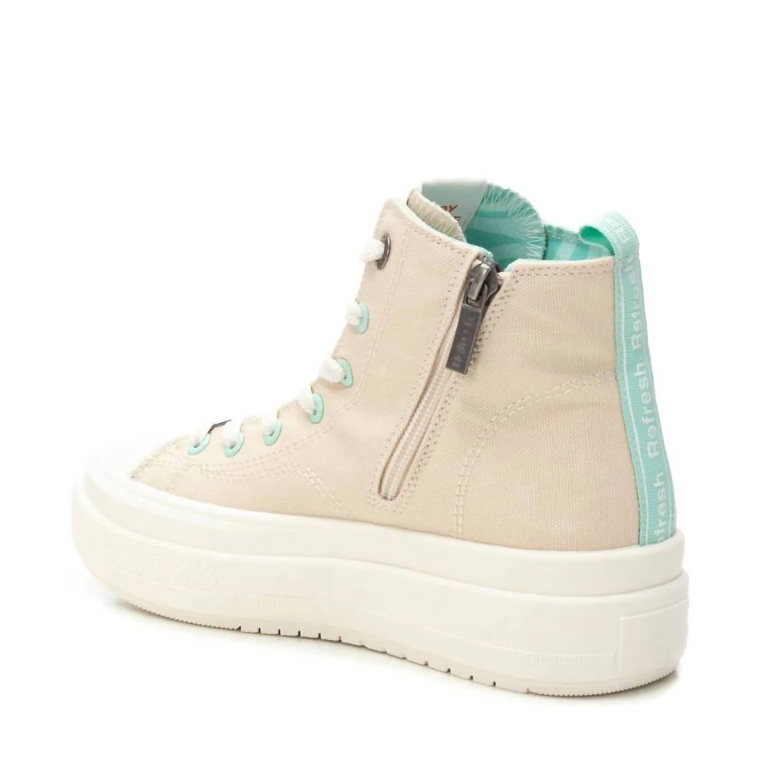 Women's Sneaker Boots In Beige