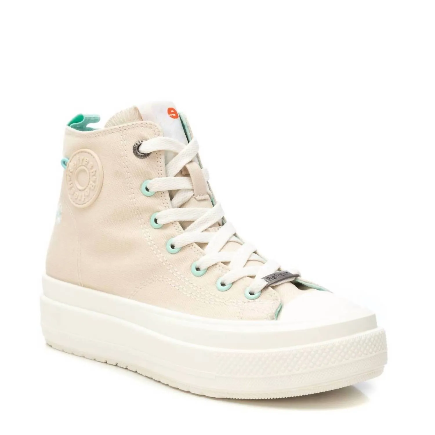 Women's Sneaker Boots In Beige