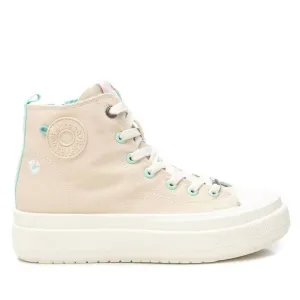 Women's Sneaker Boots In Beige