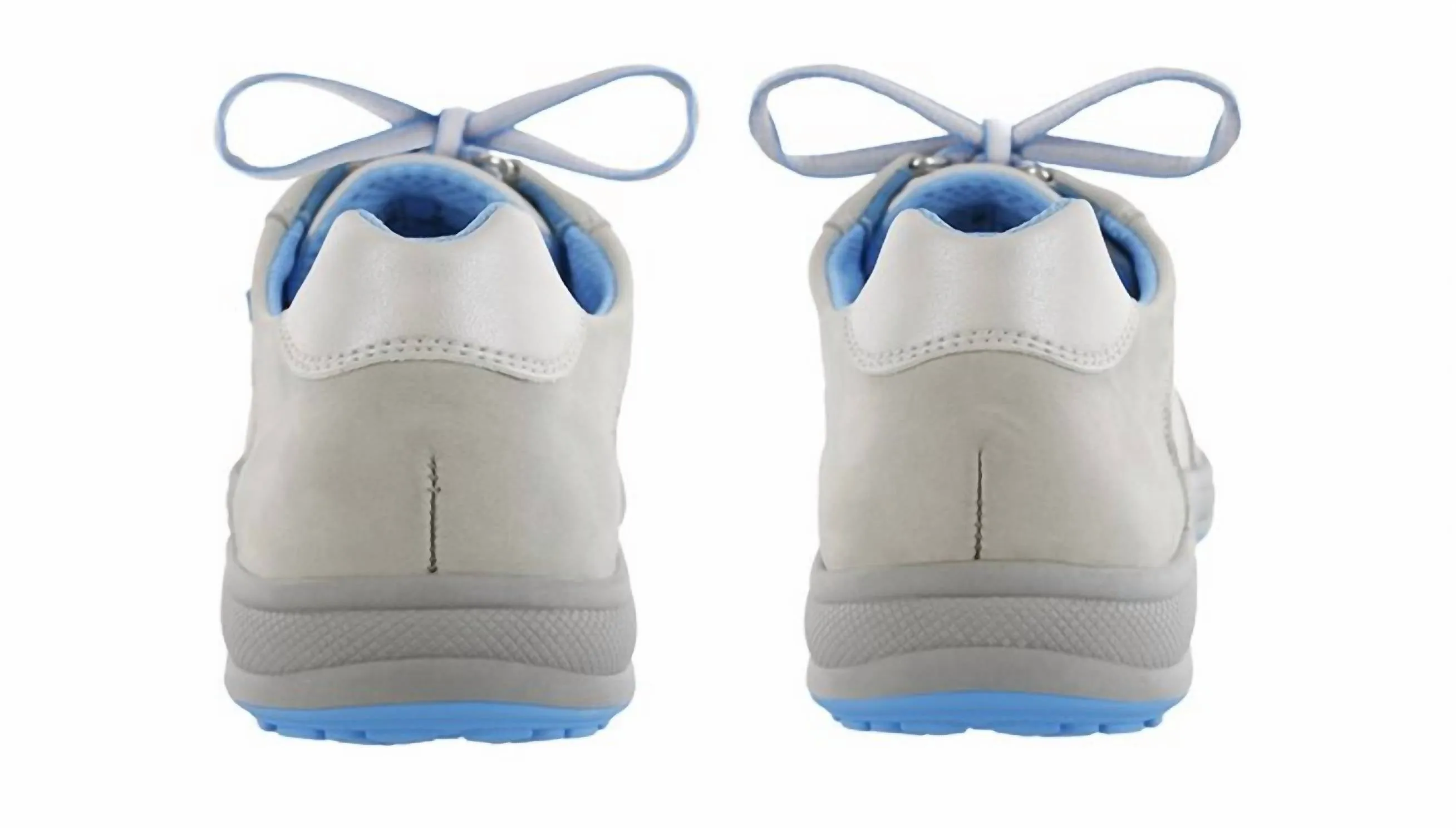 Women's Sporty Lace-Up Sneaker Shoe In Silver