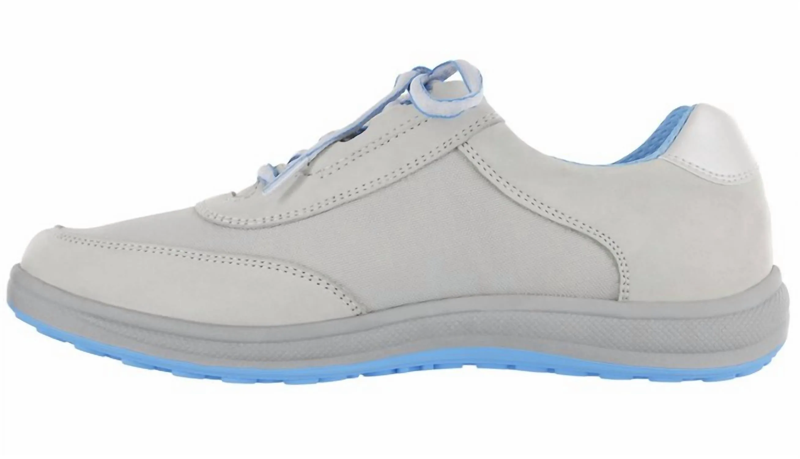Women's Sporty Lace-Up Sneaker Shoe In Silver