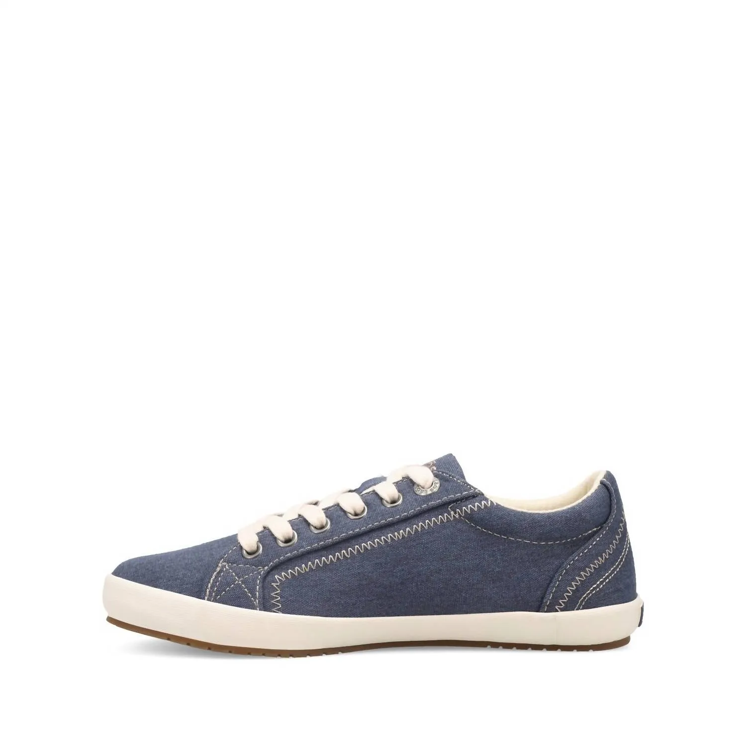 Women's Star Sneakers In Lake Blue Washed Canvas