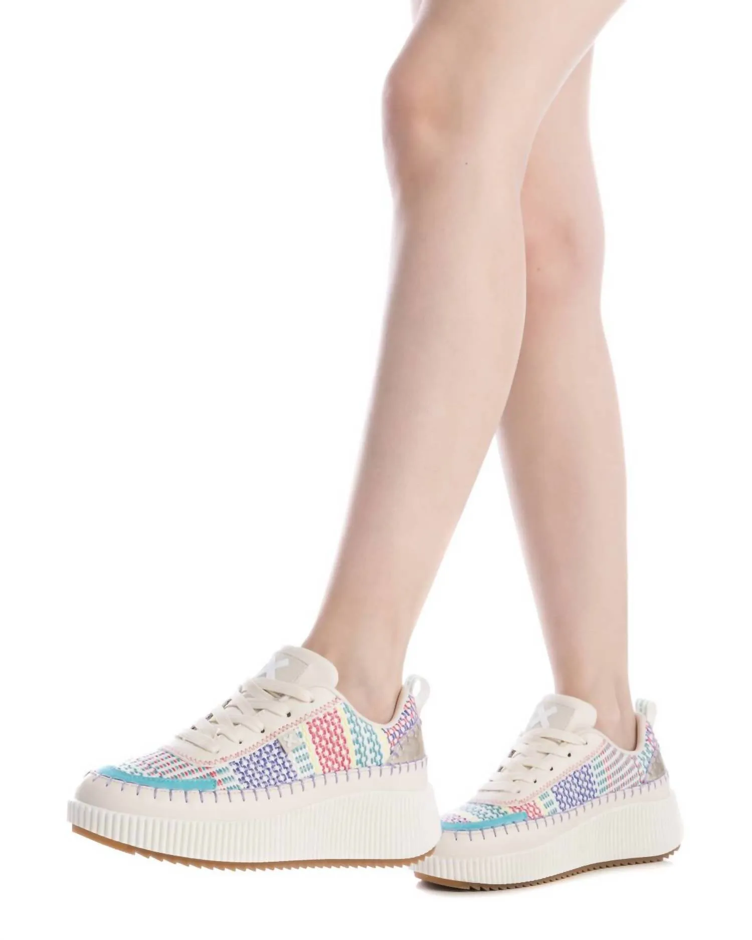 Women's Trainer Sneakers In Aqua