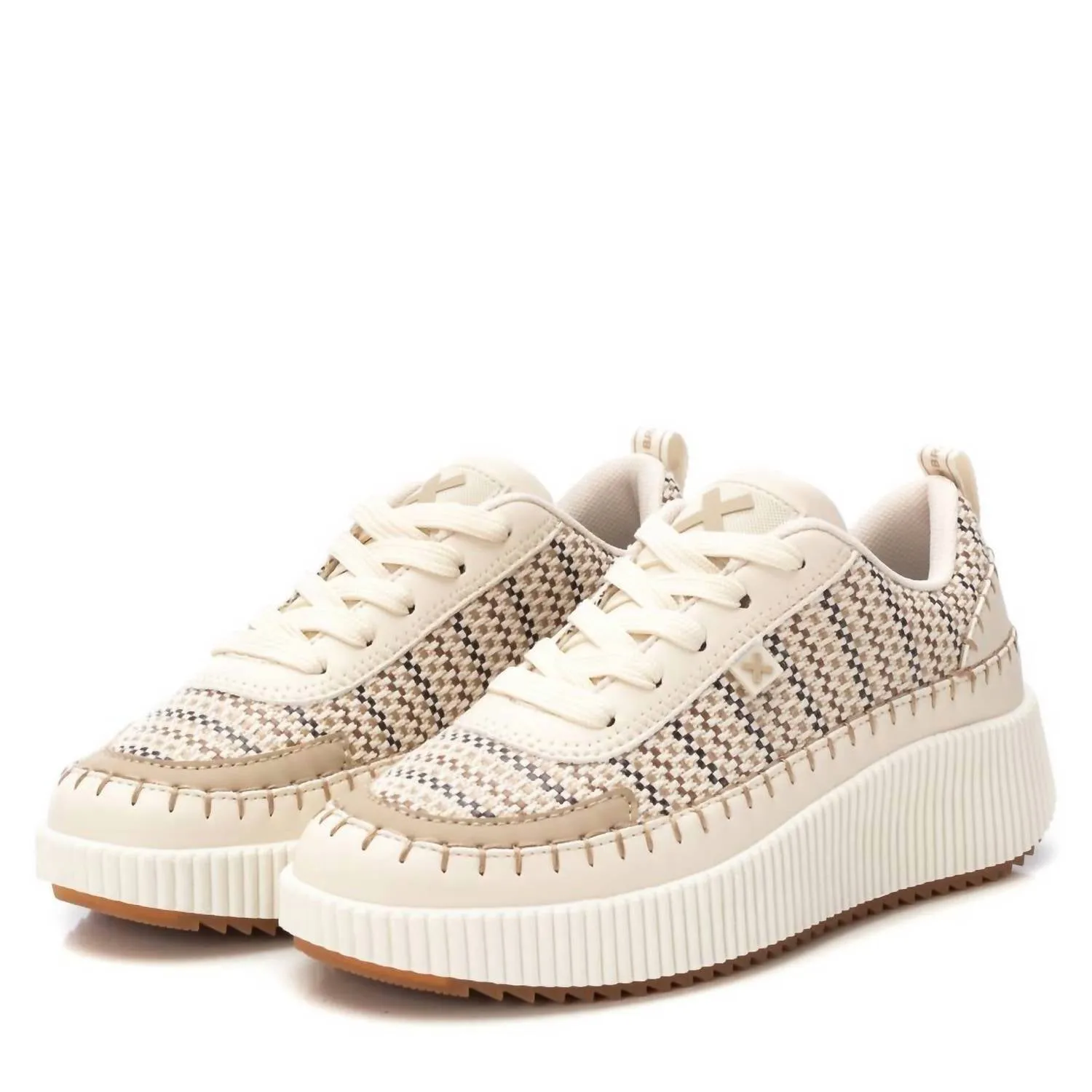 Women's Trainer Sneakers In Beige