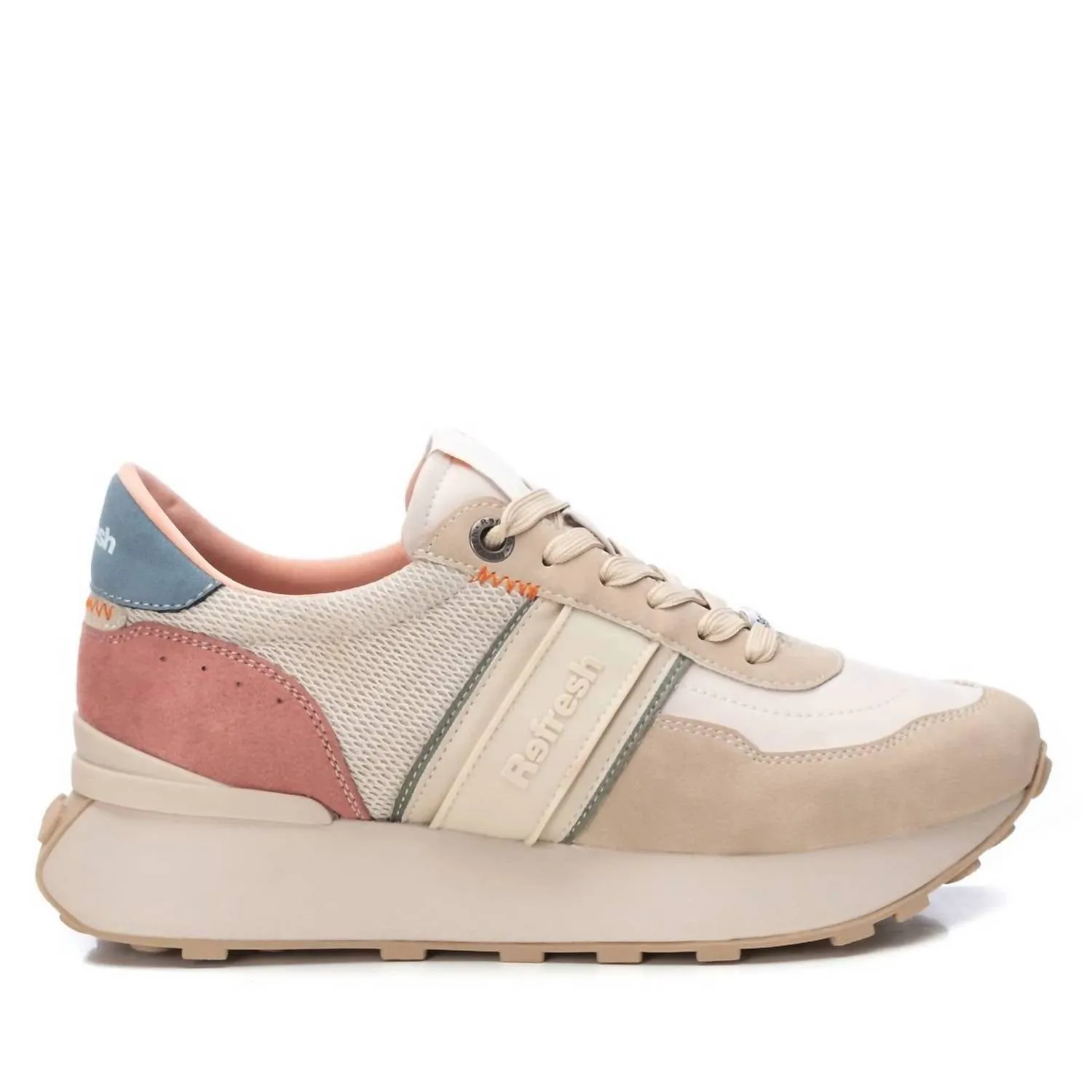Women's Trainer Sneakers In Beige