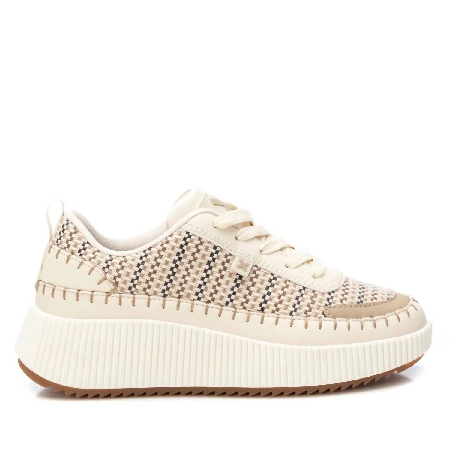 Women's Trainer Sneakers In Beige