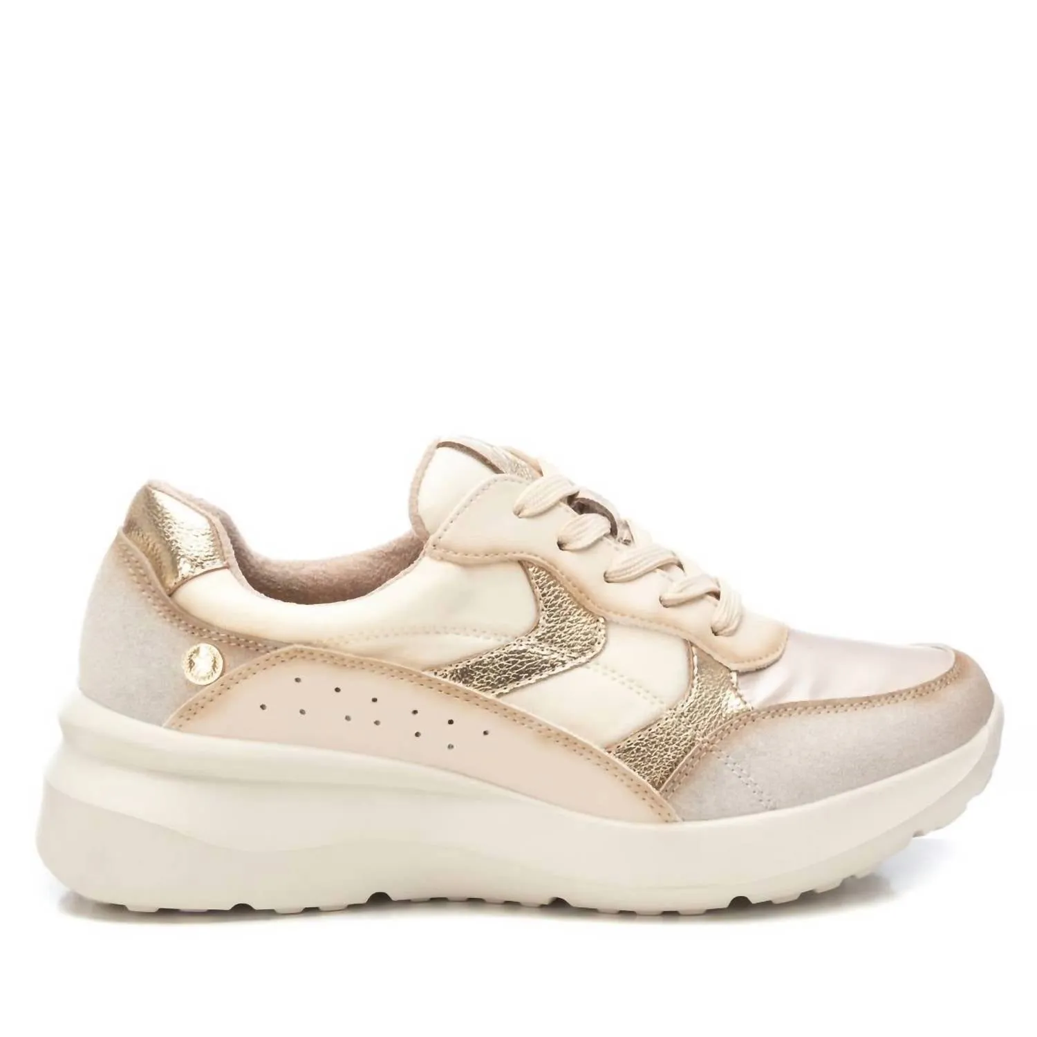 Women's Trainer Sneakers In Beige