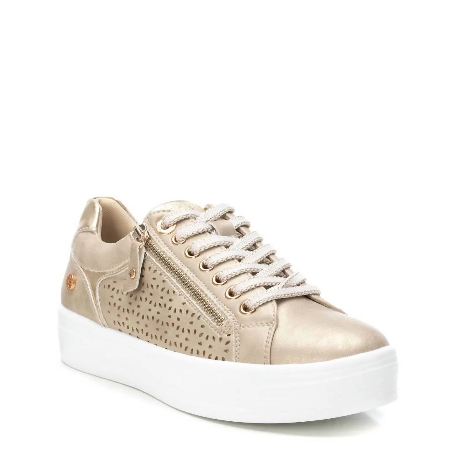 Women's Trainer Sneakers In Gold
