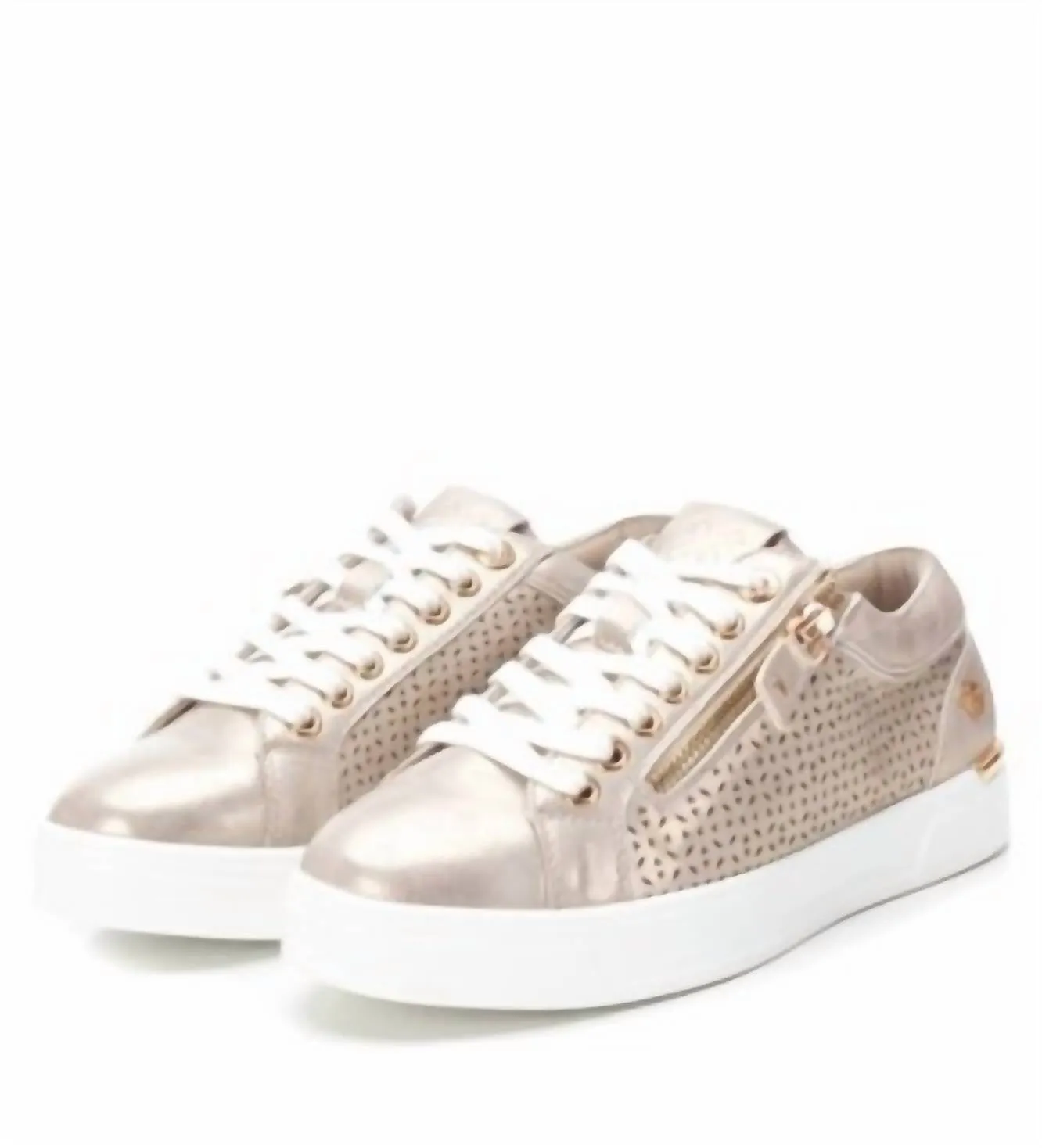 Women's Trainer Sneakers In Gold