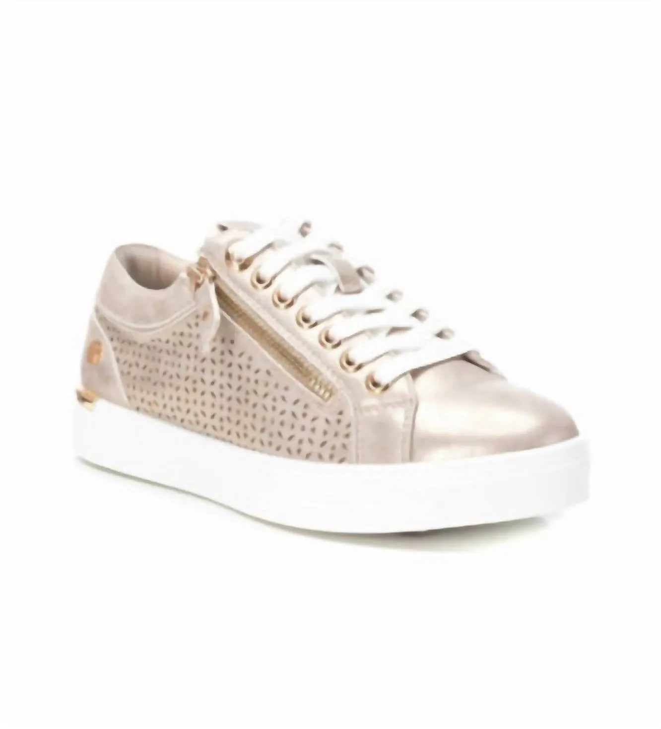 Women's Trainer Sneakers In Gold
