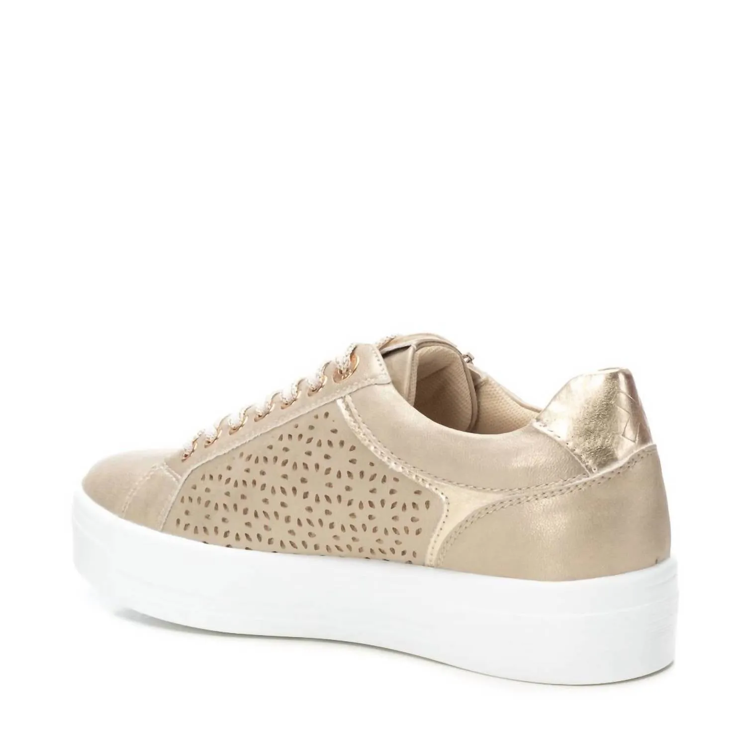 Women's Trainer Sneakers In Gold