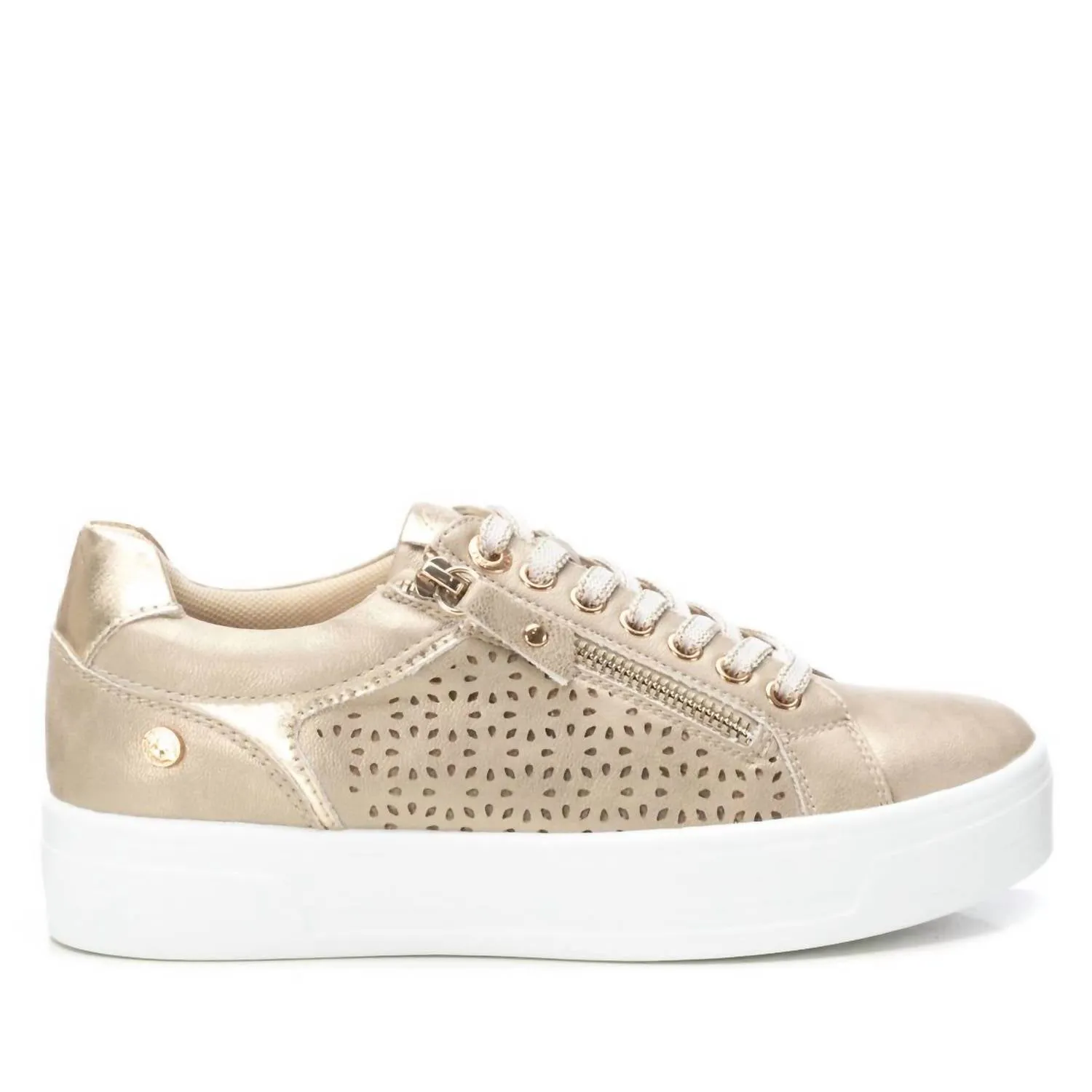 Women's Trainer Sneakers In Gold