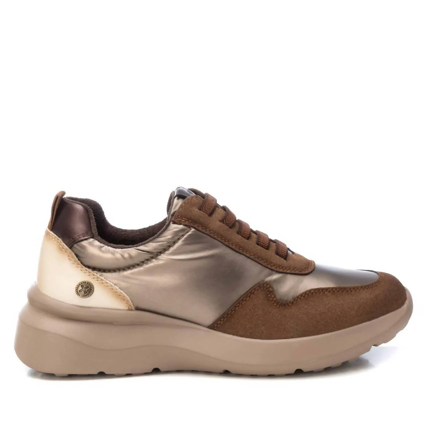 Women's Trainer Sneakers In Taupe