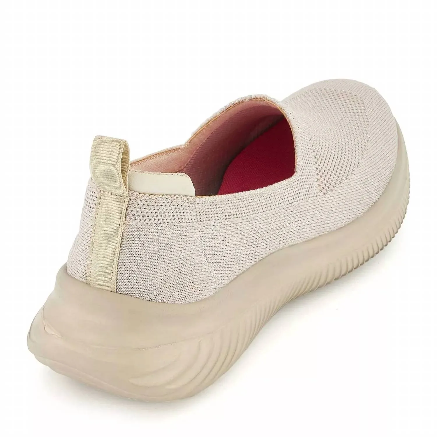 Women's Ultra Comfort Slip On Casual Sneakers In Beige