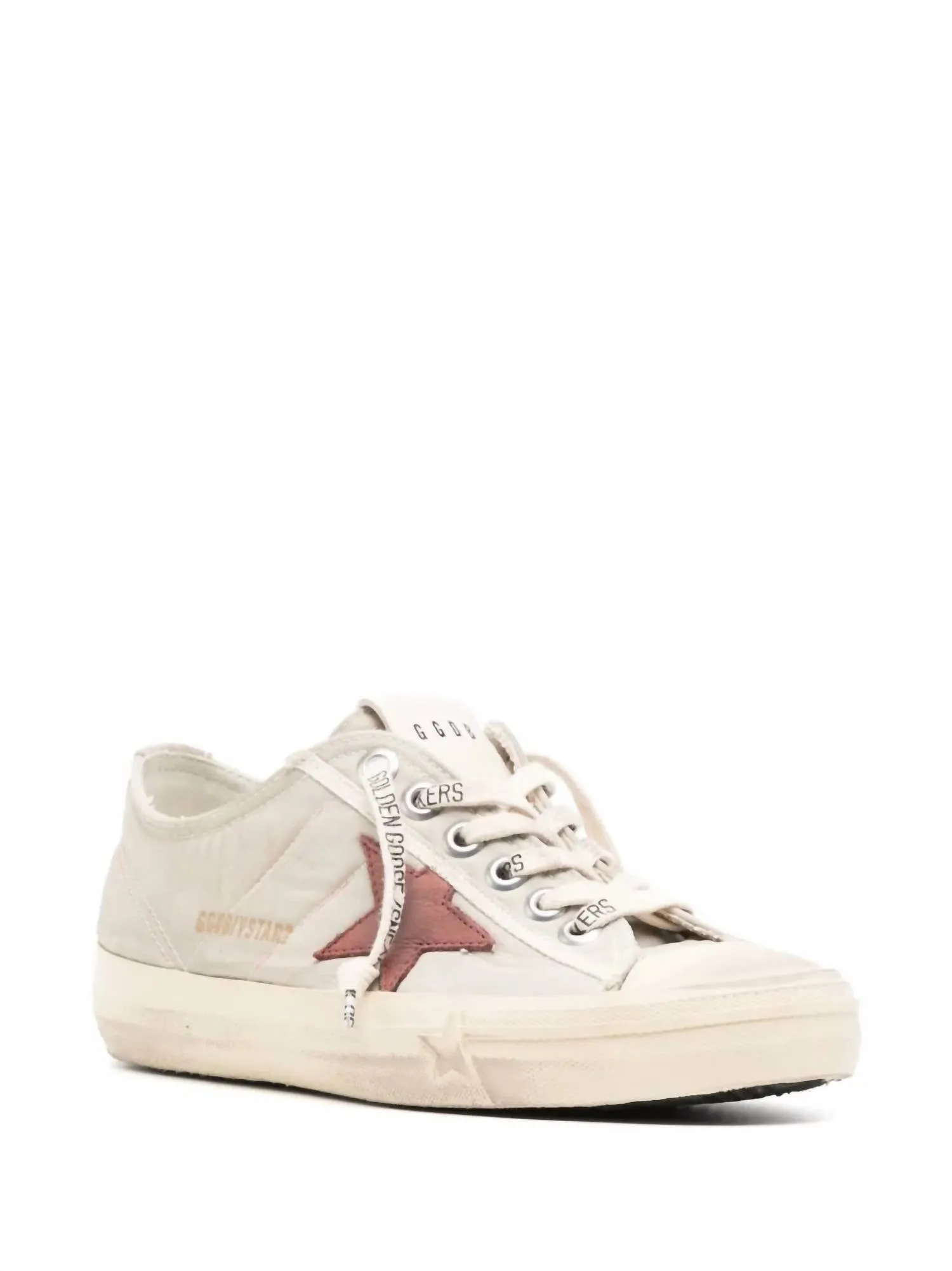 Women's V Star 2 Nylon Sneakers In White/black/quartz