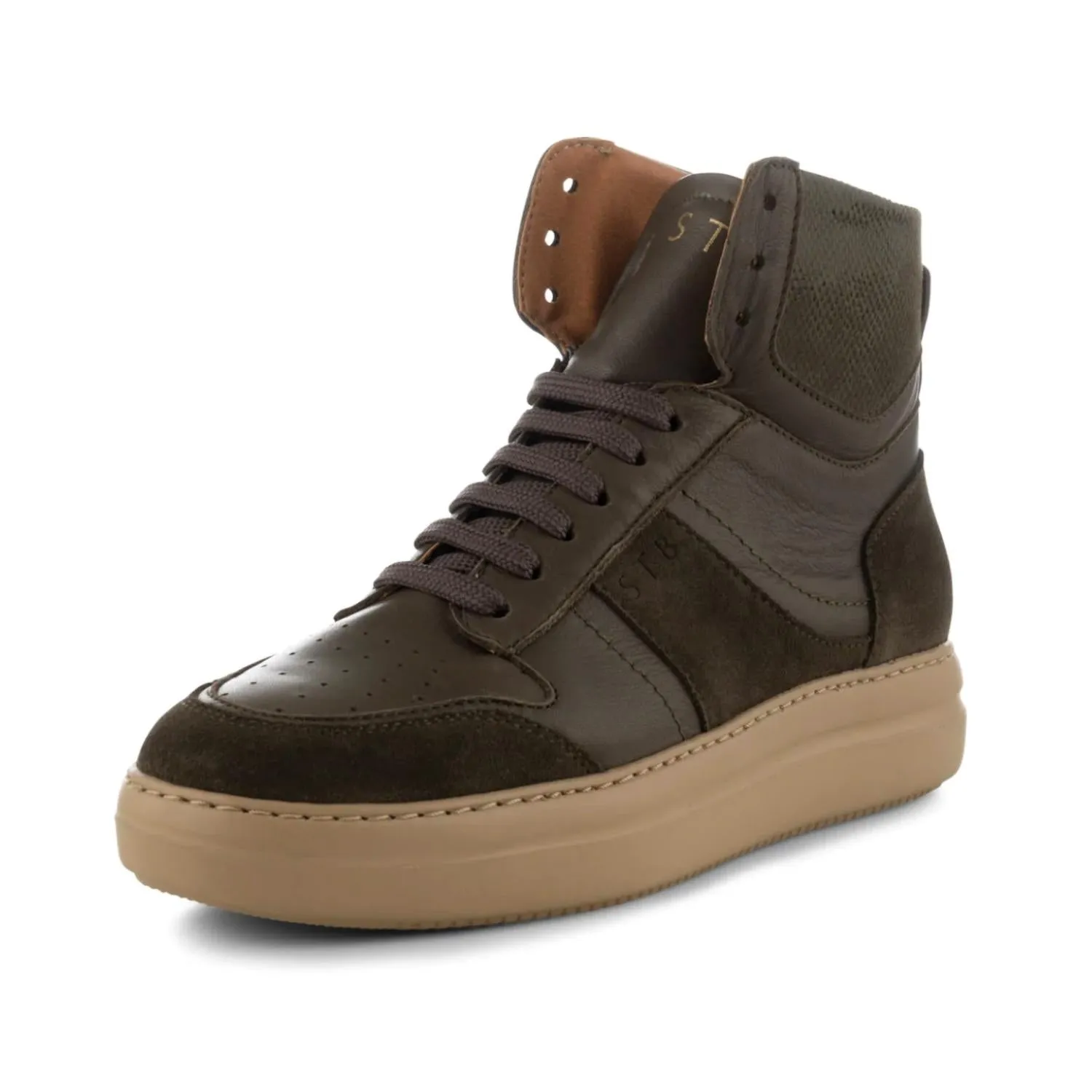 Women's Valda High Top Sneakers In Khaki