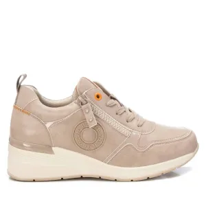 Women's Wedge Trainer Sneakers In Beige