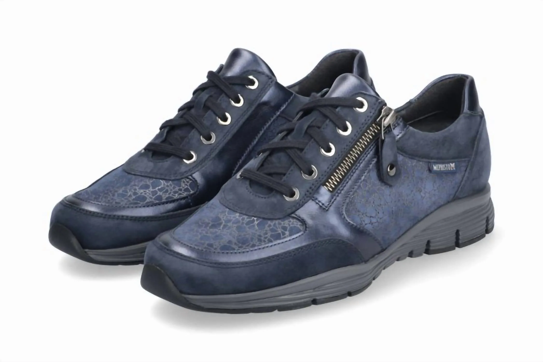 Women's Ylona Zipper Sneaker In Navy