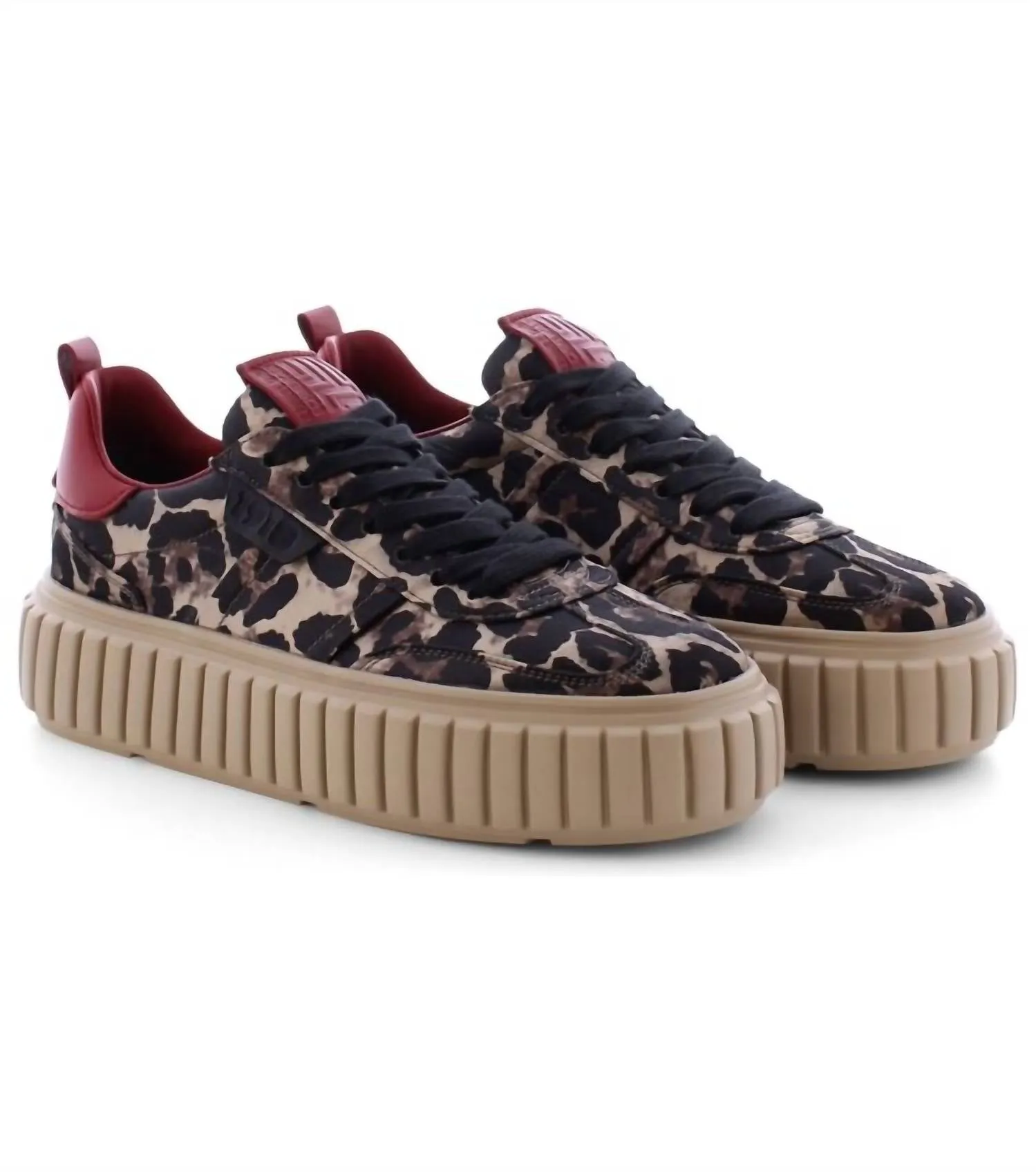 Women's Zap Platform Sneaker In Leather Sole Material