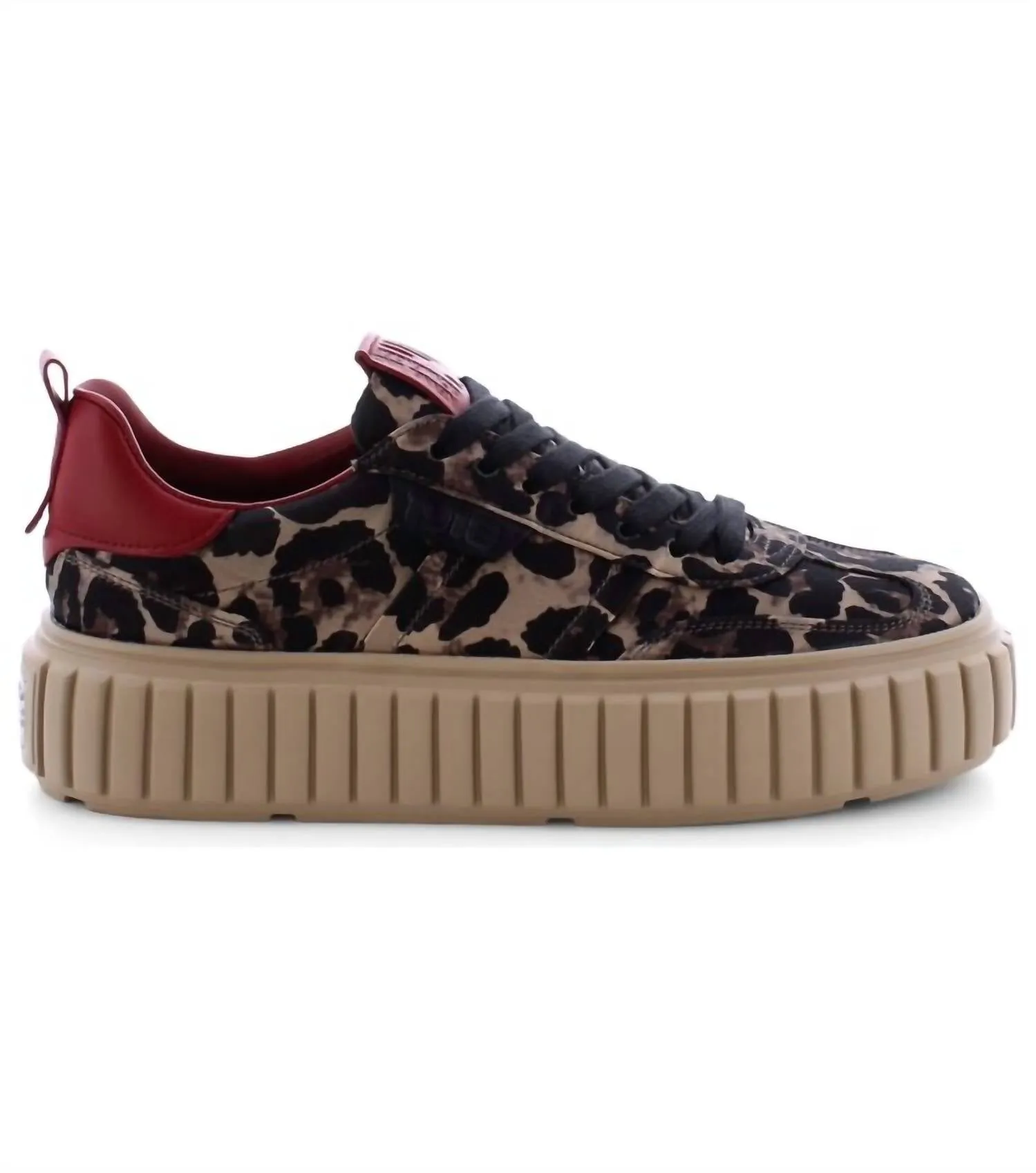 Women's Zap Platform Sneaker In Leather Sole Material