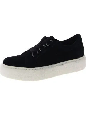 Yevka Womens Padded Insole Faux Suede Casual And Fashion Sneakers
