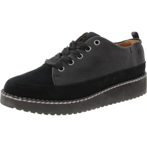 ZAINA Womens Lace-Up Leather Casual And Fashion Sneakers