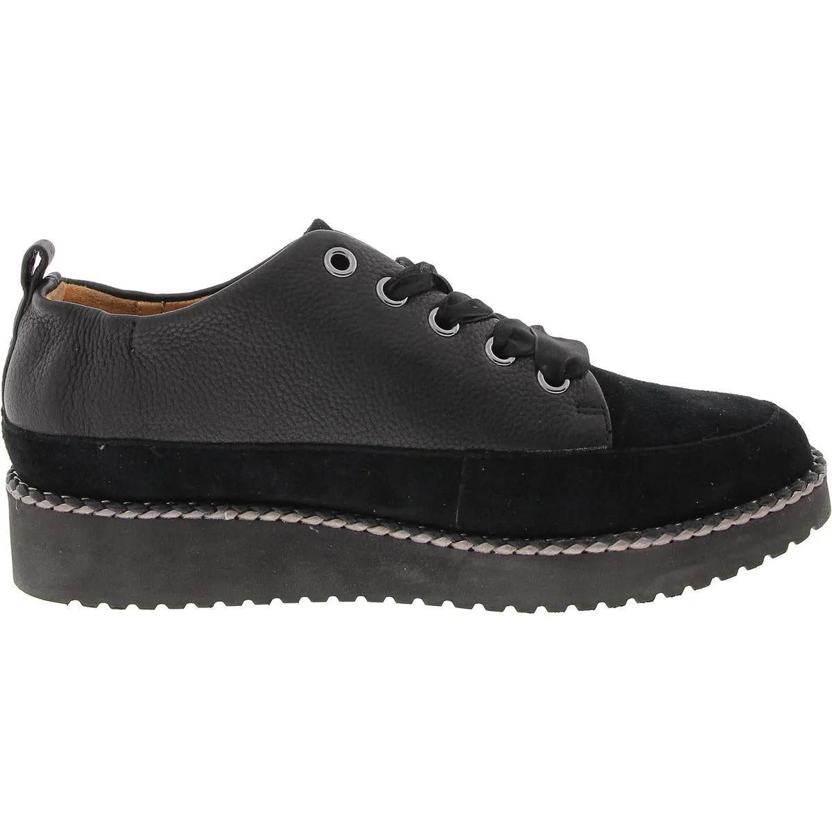 ZAINA Womens Lace-Up Leather Casual And Fashion Sneakers